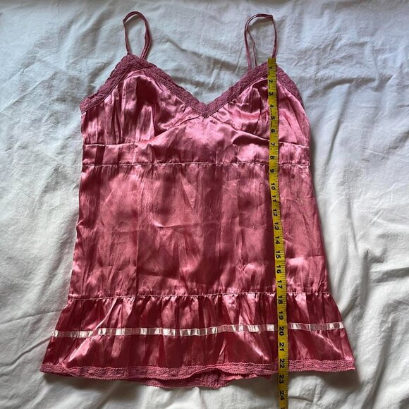 Pink Satin Princess Camisole - Picture 6 of 7